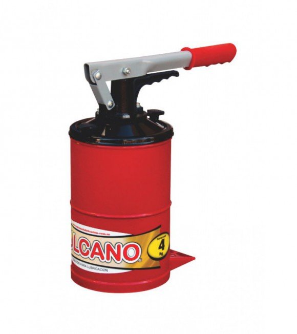 GRASERA VULCANO C/PRENSA 4 Kg Mang. Acero